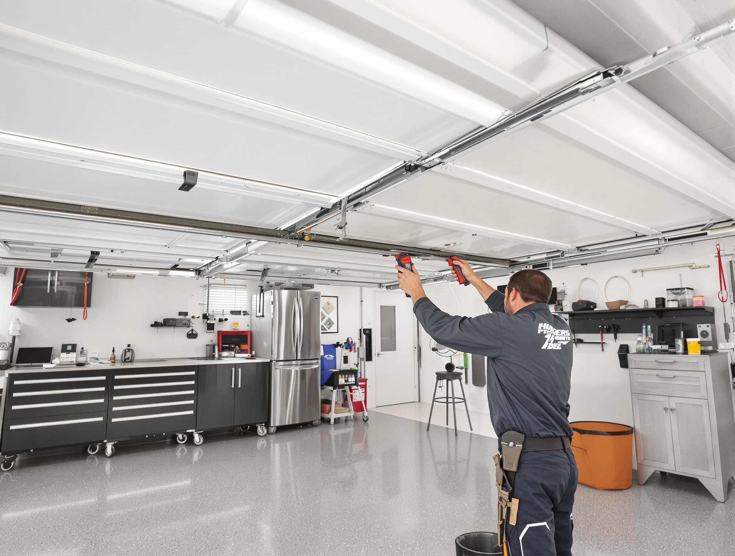 Overhead garage door repair service by South Plainfield Garage Door Repair in South Plainfield