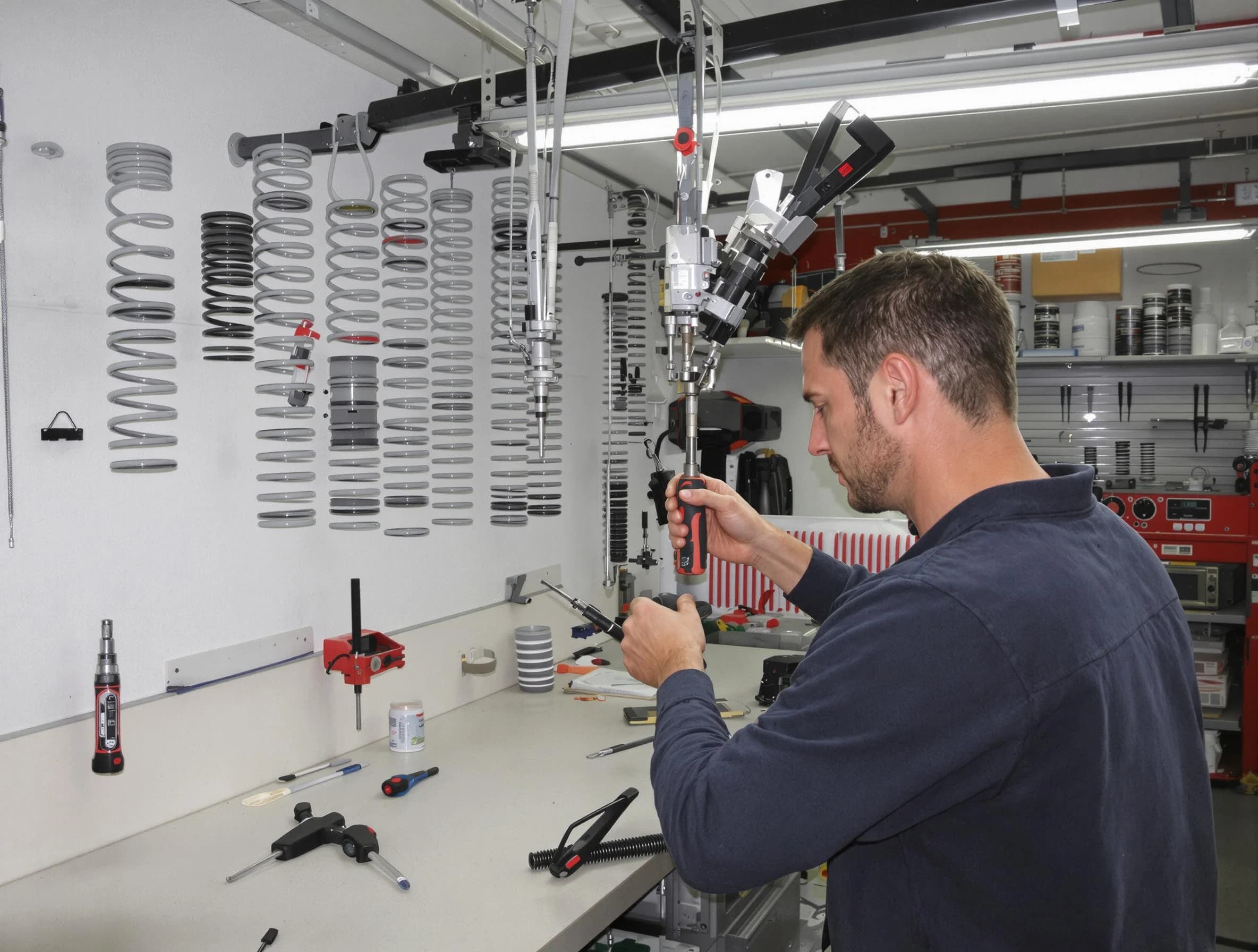 South Plainfield Garage Door Repair safety certified technician performing precision spring replacement in South Plainfield